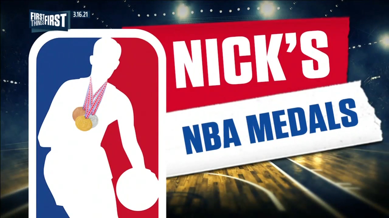 Nick Wright awards his NBA Medals from last night's NBA action | FIRST THINGS FIRST