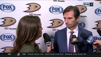 Dallas Eakins shares thoughts on Ducks 4-3 loss to Columbus | DucksLive