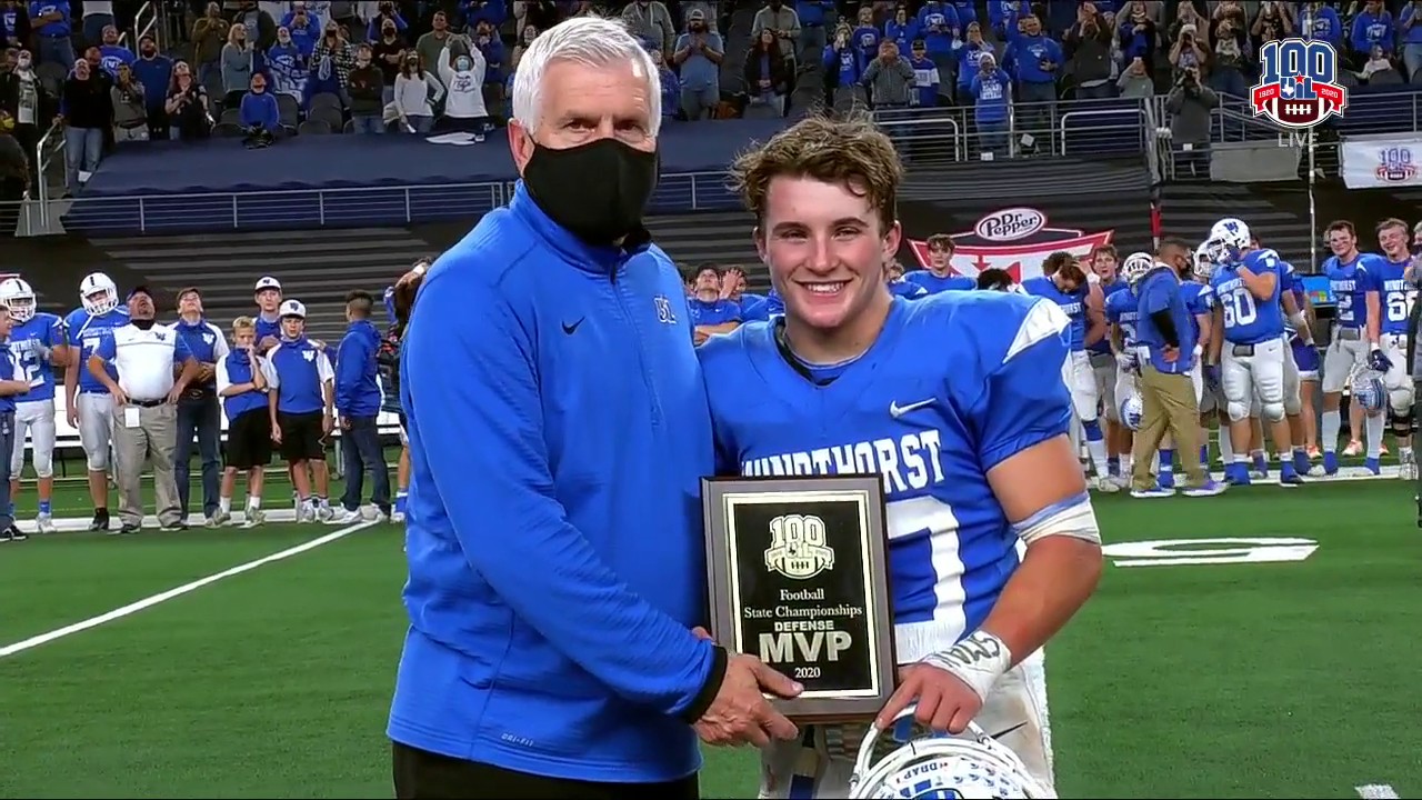 Windthorst's Tryston Harding is Defensive MVP | UIL State Championship