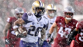 No. 16 Washington stifles No. 8 Washington State in snowy Apple Cup to claim Pac-12 North