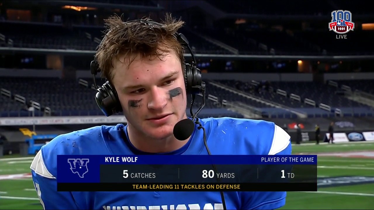 Kyle Wolf on Being Offensive MVP, Windthorst's Win over Mart for the State Title