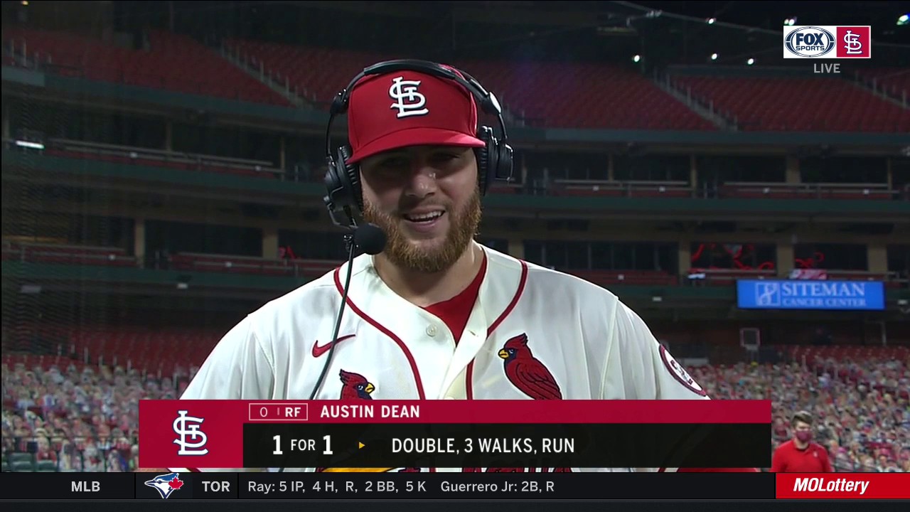 Dean on returning to play and getting on base four times: 'It was great to be back here'