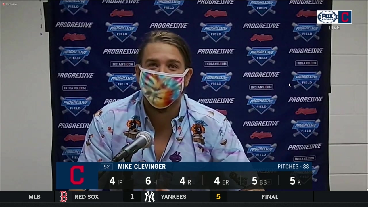 Mike Clevinger: If four runs is the worst case scenario, we can work from there