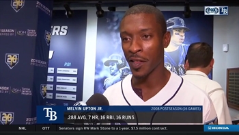 Melvin "B.J." Upton Jr. looks back on '08 season