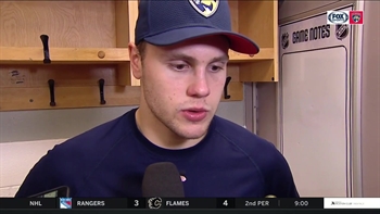 Riley Stillman on his 1st NHL point, pairing up with Anton Stralman after win vs. Senators