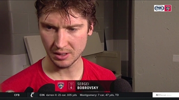 Sergei Bobrovsky discusses how Panthers turned it on in the 2nd to help secure the win in Ottawa