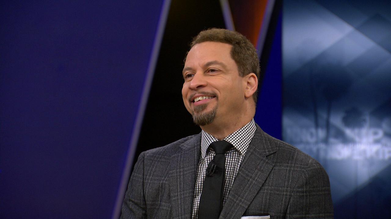 Chris Broussard reacts to Paul Pierce's jersey retirement in