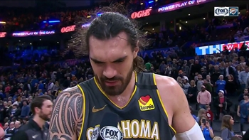 Steven Adams finishes with 19 points, OKC wins vs. Denver