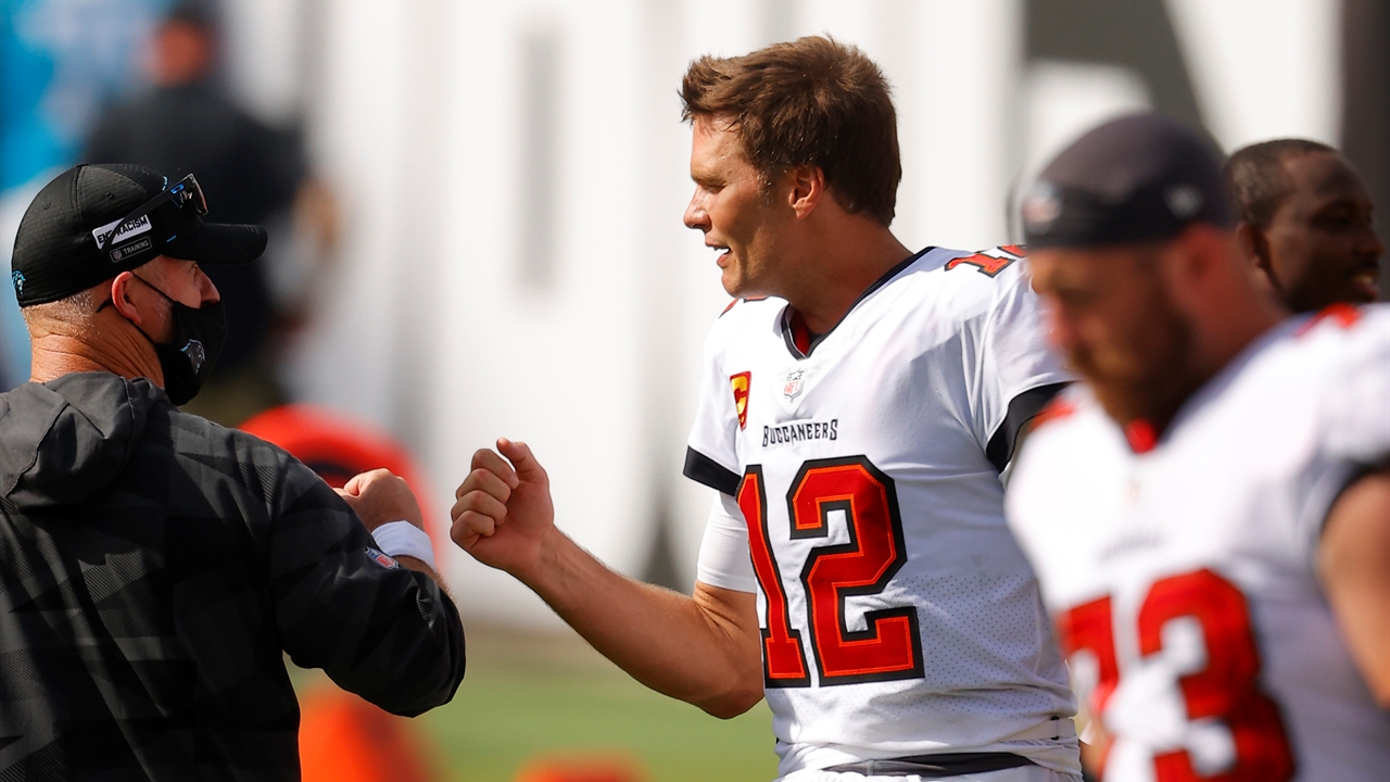 Skip & Shannon grade Tom Brady's performance in first Tampa Bay win | UNDISPUTED