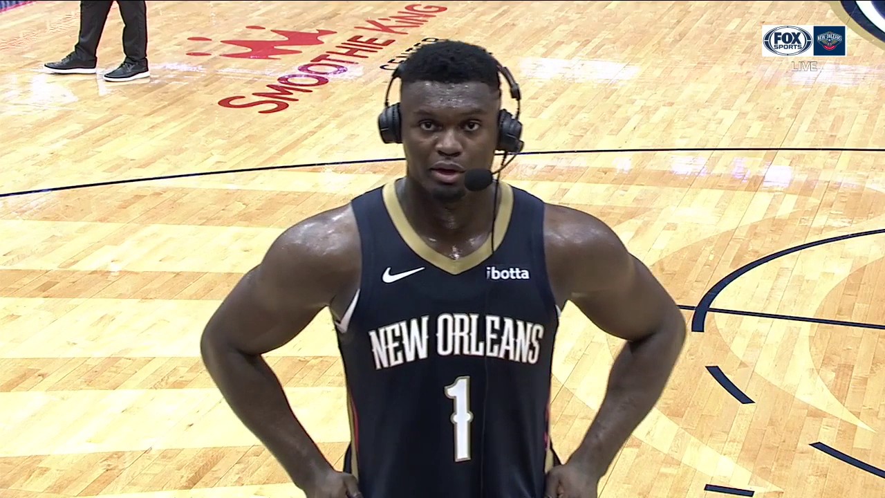 Zion Williamson on the Pelicans win over the Wizards