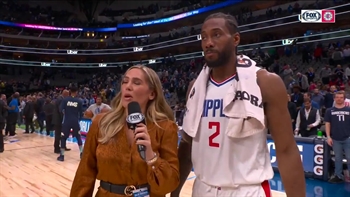 Kawhi Leonard talks about Clippers impressive road win