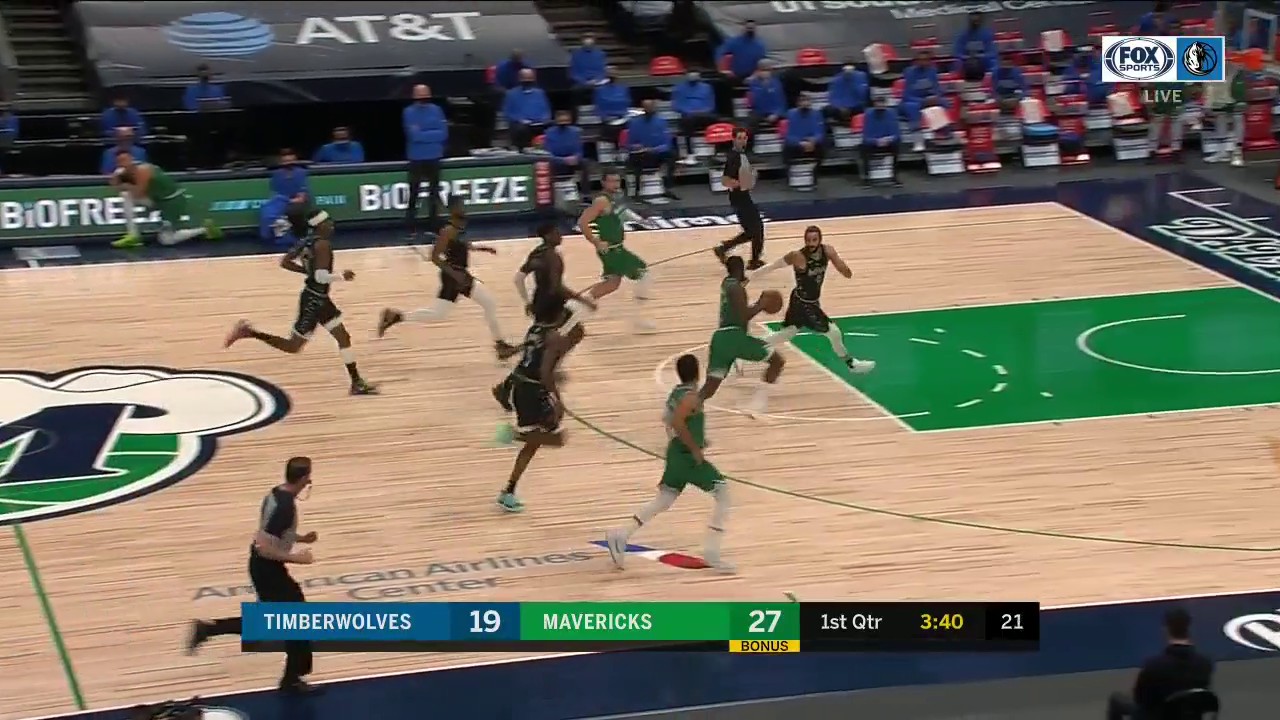 HIGHLIGHTS: Hardaway Jr With End-To-End Fast Break vs. Wolves