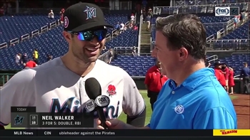 Neil Walker on hitting at Nationals park, today's win
