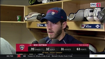 Mike Hoffman on win over Sharks: 'We had to raise the level of our game'