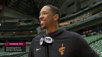 Channing Frye tells a funny story about playing against Dirk Nowitzki for the first time