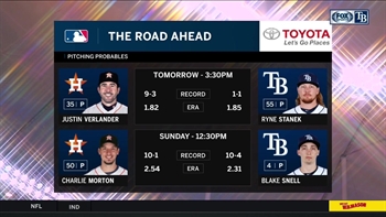 Ryne Stanek to start for Rays vs. ace Justin Verlander