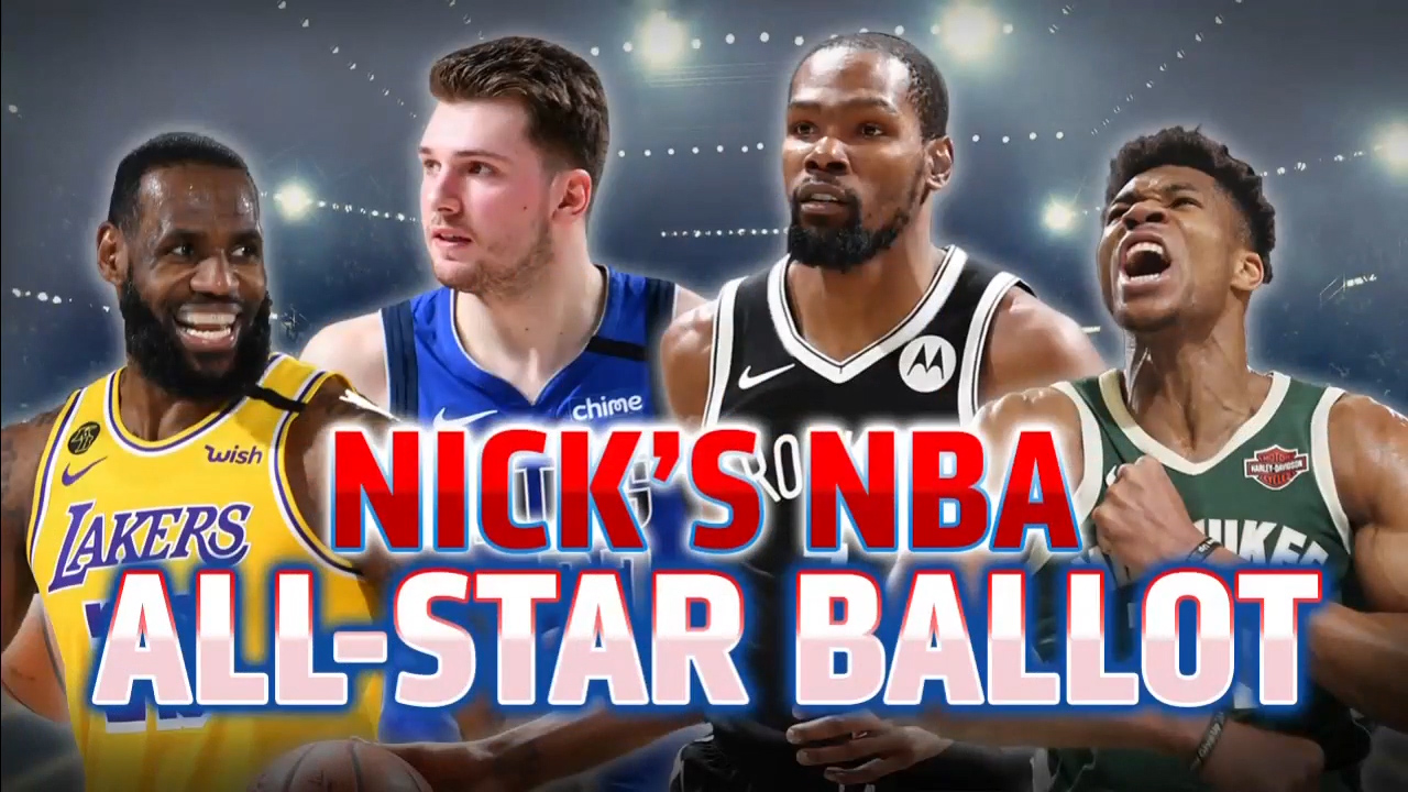 Nick Wright reveals his 2020-2021 quarter-season NBA All-Star Ballot | FIRST THINGS FIRST