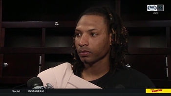 Jose Urena talks his performance today on the mound and at the plate