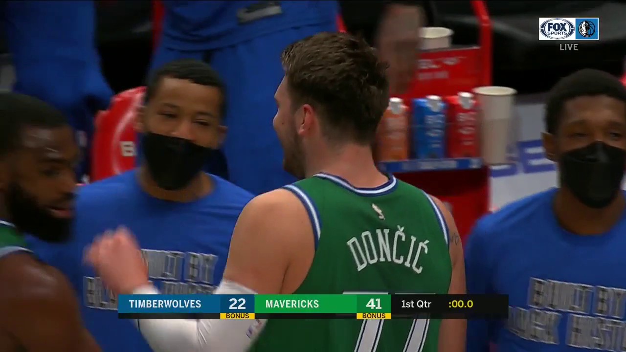 HIGHLIGHTS: Luka Doncic runner to beat the 1st quarter buzzer
