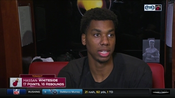 Heat's Hassan Whiteside: Dragic was the 'head of the snake tonight'