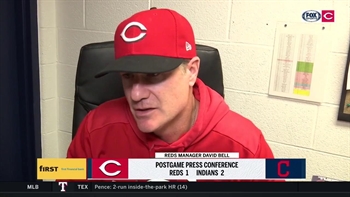 David Bell impressed by 'well-pitched game' from both Reds, Indians