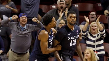 Xavier holds off UConn in double OT to remain unbeaten, 75-74