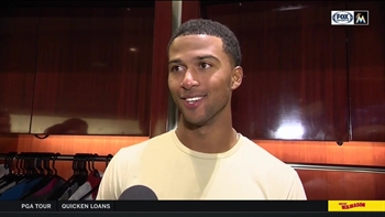 Sandy Alcantara discusses his first MLB win