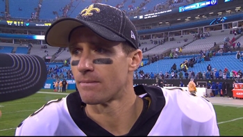 Drew Brees looks ahead to the Saints' upcoming playoff push as team ends season 13-3