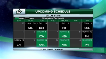 Stars Live: Upcoming schedule for Dallas