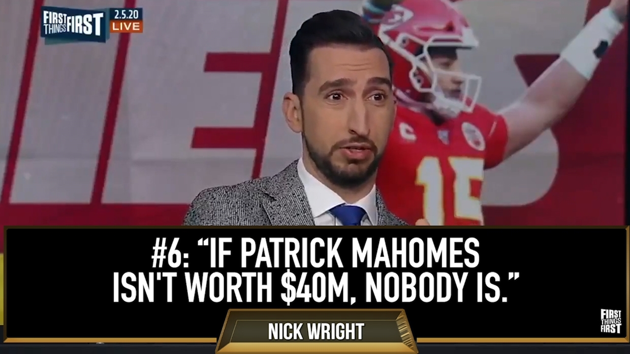 #6 Nick makes the case for why Patrick Mahomes is worth $40M | 10 Best Moments of the Year