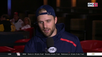 Riley Sheahan on facing former team, composure of Panthers