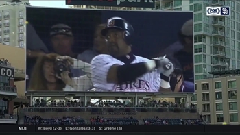 Members of the 1998 team introduced at Petco Park