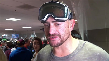 Daniel Hudson on getting the last out of the World Series against the Houston Astros: "I'll never forget this moment"