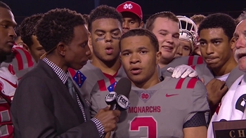 Shakobe Harper at a loss for words after Mater Dei's 11th title