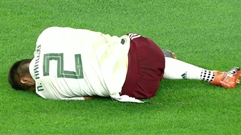 Nestor Araujo suffers injury against Croatia | 2018 International Friendly Highlights