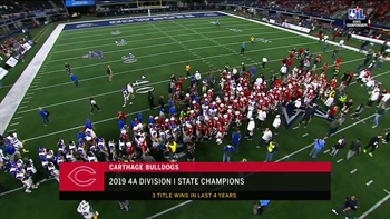 Carthage Beat La Vega 42-21 To Win 7th State Championship  UIL State Championships | UIL State Championships