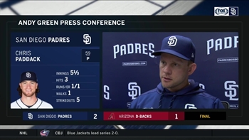 Padres skipper Andy Green talks about the win over the DBacks