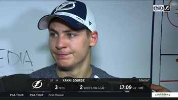 Yanni Gourde: ‘We played much better in the third’