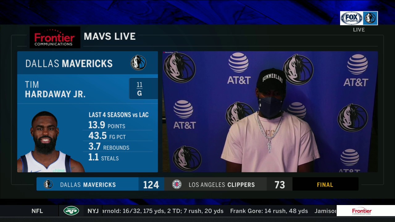 Tim Hardaway Jr. on the Mavs Statement Win over the LA Clippers