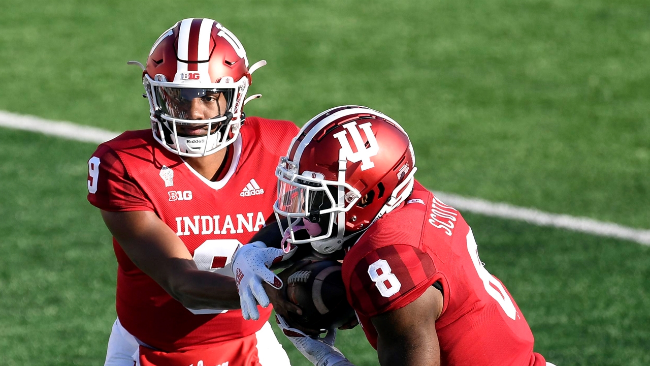 Indiana evens score late with No. 8 Penn State behind Michael Penix Jr’s touchdown and 2-point conversion, 28-28