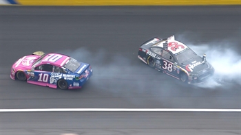 Danica Patrick involved in heavy wreck with David Ragan | 2017 CHARLOTTE