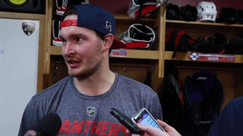 Panthers goalie Michael Hutchinson on being recalled after Roberto Luongo's injury