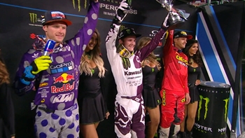 Savatgy & McElrath win 250 main events at Anaheim 2 | 2018 MONSTER ENERGY SUPERCROSS