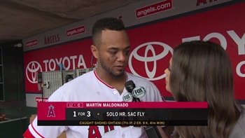 Martin Maldonado (1-for-3, HR 2 RBI) and Angels avoid sweep against Rays