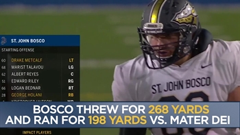 Player Of The Week: Drake Metcalf, OL, St. John Bosco