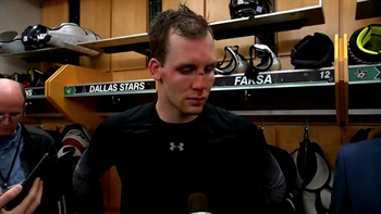 Radek Faksa on Scoring his 2 Goals in the Dallas Win