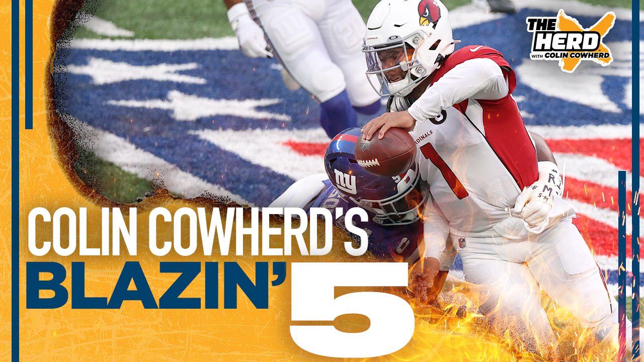 Blazin' 5: Colin Cowherd's picks for Week 15 of the 2020 NFL season | THE HERD