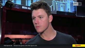 Brian Anderson liked how Marlins were able to battle Tuesday night