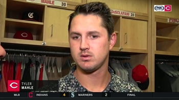 Tyler Mahle finished well after a poor start in Los Angeles
