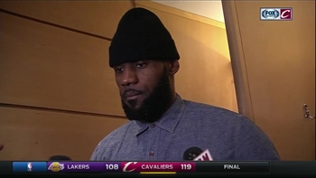 LeBron scores 16 in the 4th in win over pesky Lakers
